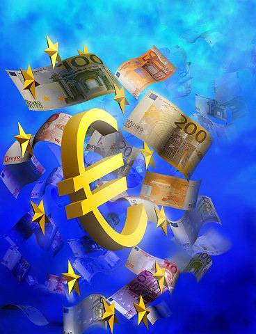 Евро опустился ниже 70 рублей