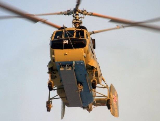Вертолеты Ка-31Р в Крыму на три аршина в землю видят
