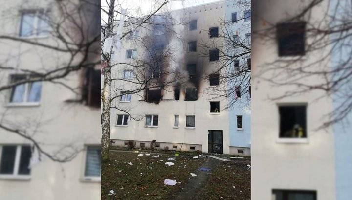 Мощный взрыв прогремел в жилом доме в Германии