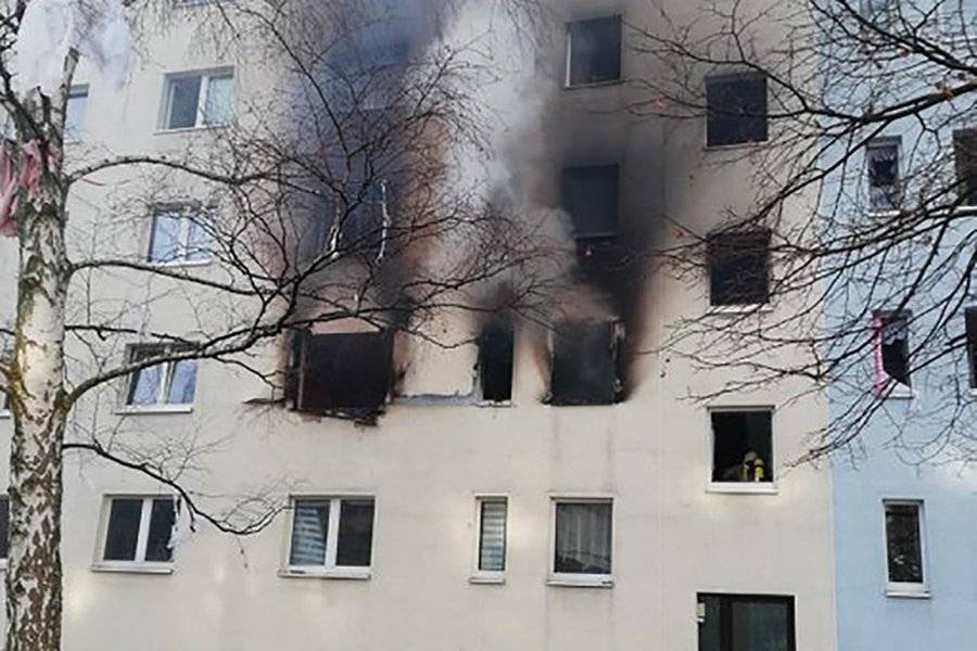 В Германии при взрыве в жилом доме пострадали не менее 25 человек