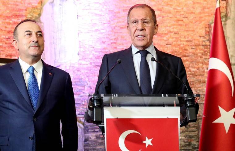 Главы МИД РФ и Турции обсудили ситуацию на Ближнем Востоке