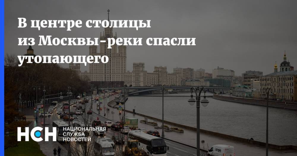 В центре столицы из Москвы-реки спасли утопающего