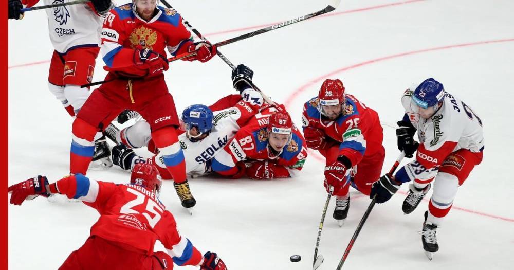 Российские хоккеисты обыграли чехов по буллитам на Кубке Первого канала