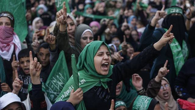 В Газе отметили 32-ю годовщину создания ХАМАСа, главарь отсутствовал