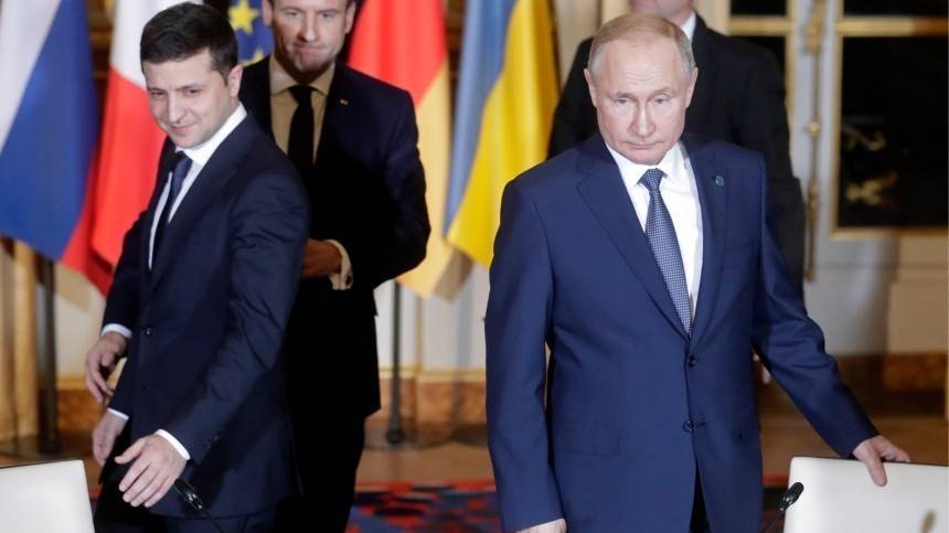 Песков рассказал о разногласиях Путина и Зеленского на саммите в «нормандском формате»