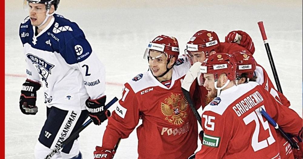 Сборная России по хоккею разгромила финнов на Кубке Первого канала