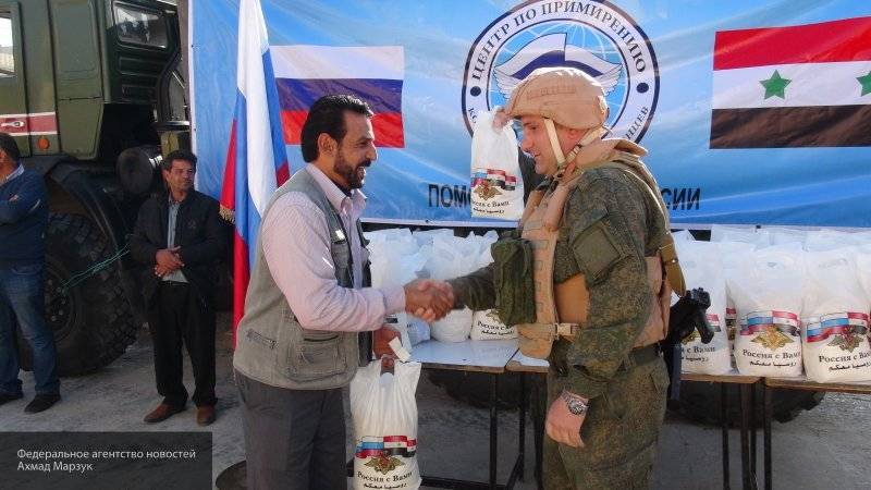 ЦПВС РФ в провел новую гуманитарную акцию в Сирии