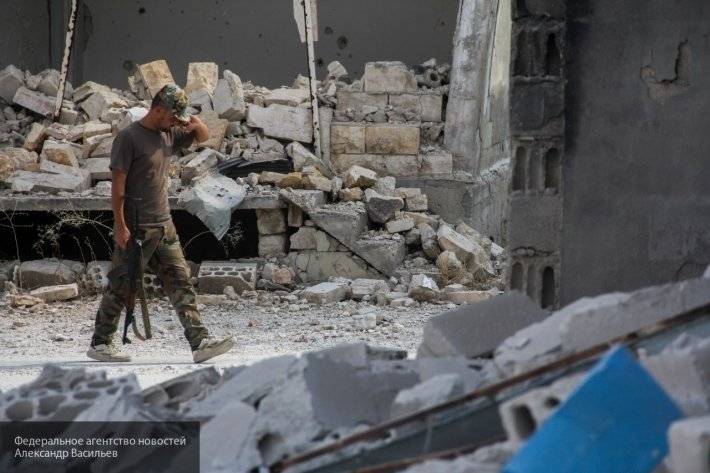Сирийские военнослужащие провели зачистку от следов боевиков ИГ на северо-западе Дамаска