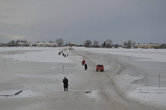 МЧС открыло ледовую переправу в Тобольске