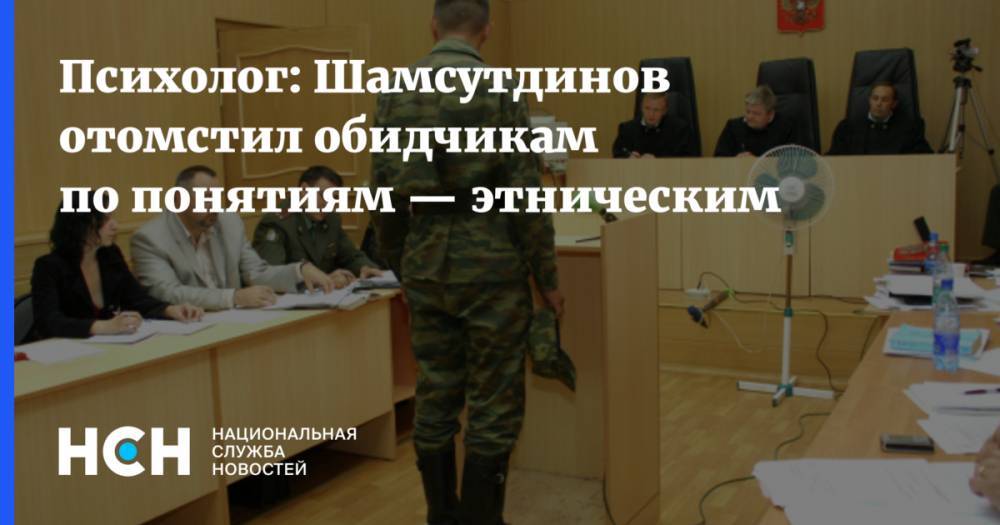 Психолог: Шамсутдинов отомстил обидчикам по понятиям — этническим