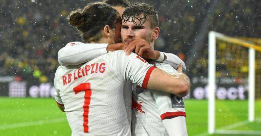 Дубль Вернера спас «Лейпциг» от поражения в матче с дортмундской «Боруссией»