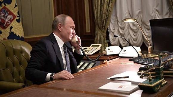 Путин провел телефонные переговоры с Макроном