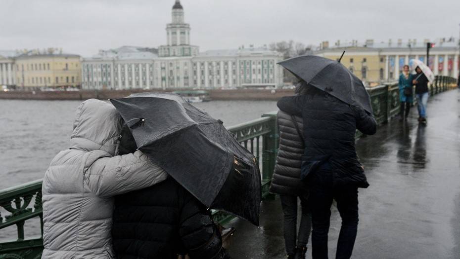 Метеорологи объявили желтый уровень погодной опасности в Петербурге