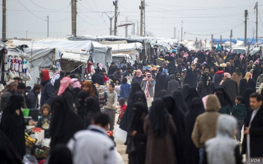 Бедственное положение сохраняется в сирийском лагере беженцев «Аль-Хол»