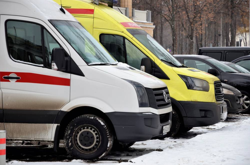 Авария с машиной «скорой помощи» произошла в районе Отрадное
