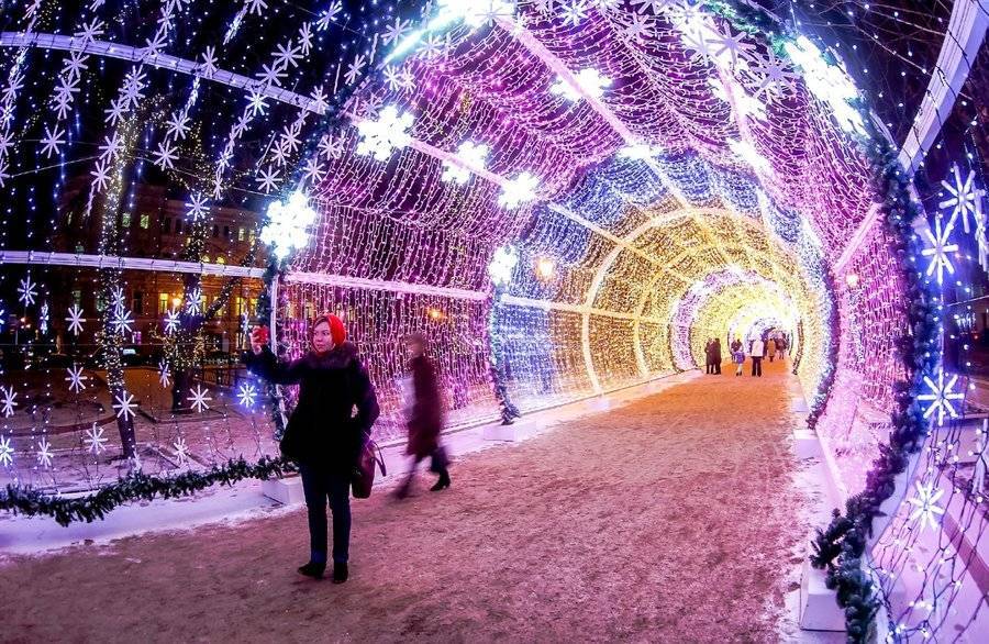 Новогоднее оформление сохранится в Москве до 15 января