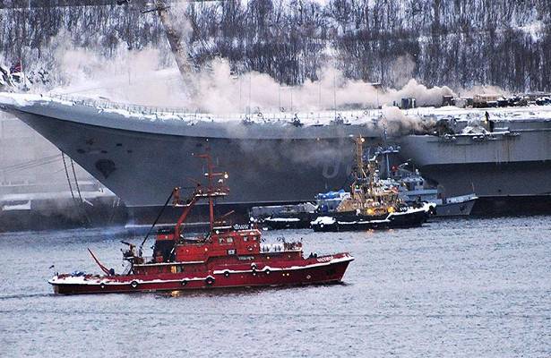 Оценен ущерб от пожара «Адмиралу Кузнецову»