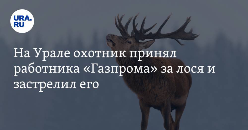 На Урале охотник принял работника «Газпрома» за лося и застрелил его