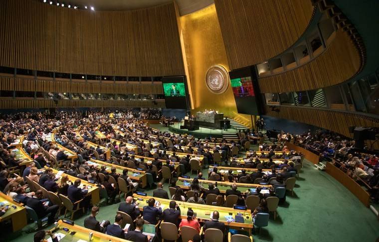 ГА ООН поддержала резолюцию США визовых проблемах с дипломатами Россией