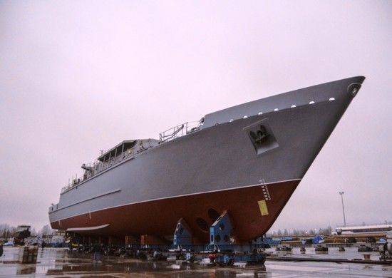 Из заводского цеха выведен новейший противоминный корабль «Яков Баляев»