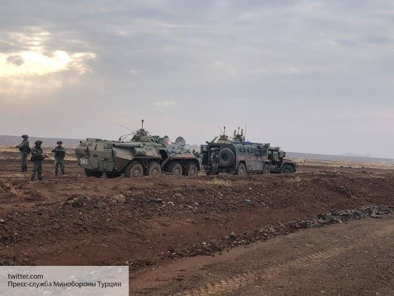 Россия и Турция 19 декабря провели очередное патрулирование в Сирии