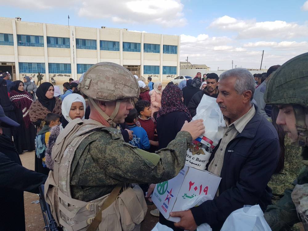 Представители ЦПВС провели гуманитарную акцию в сирийской Эль-Кунейтре