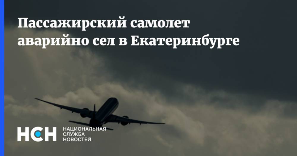 Пассажирский самолет аварийно сел в Екатеринбурге