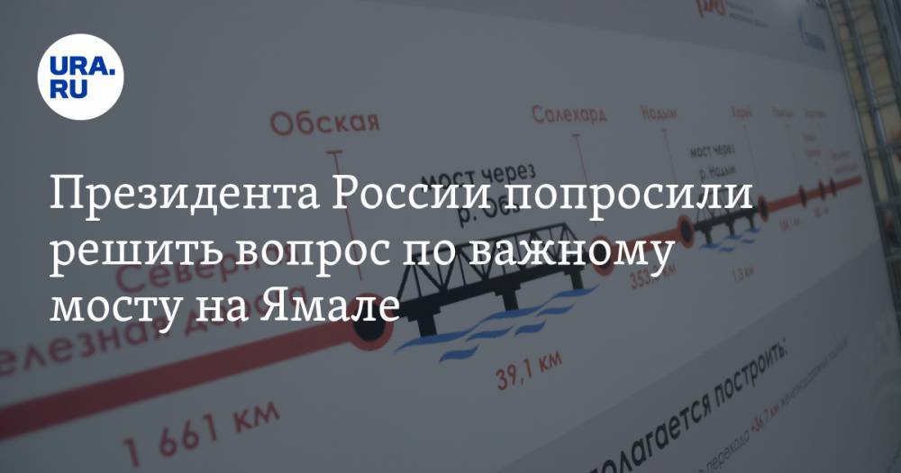 Президента России попросили решить вопрос по важному мосту на Ямале