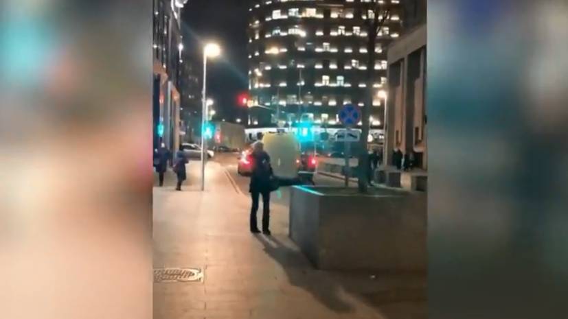 В центре Москвы произошла стрельба — видео с места происшествия