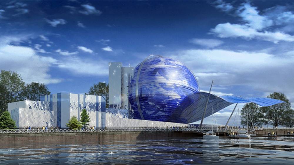Корпус-шар Музея Мирового океана в Калининграде откроют только в 2021 году