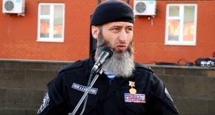 Командир полка Кадырова причислил правонарушителей к "изменникам"