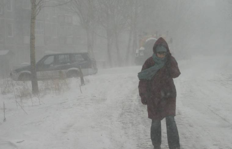 Синоптики рассказали о снежном шторме, идущем на регионы России
