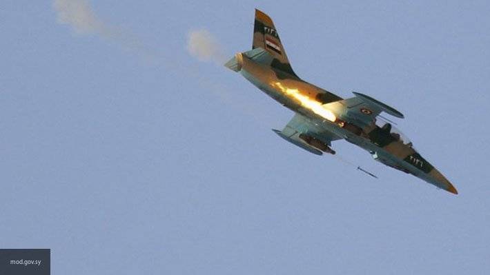 ВВС Сирии нанесли точечные авиаудары по военным объектам боевиков в провинции Идлиб