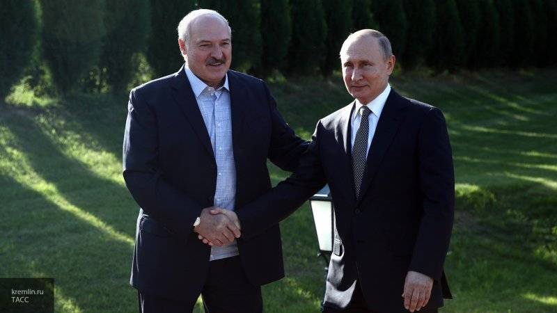 Встреча Путина и Лукашенко началась в президентской библиотеке в Петербурге