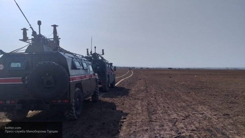 Военная полиция и армейская авиация провела новое патрулирование на территории Сирии