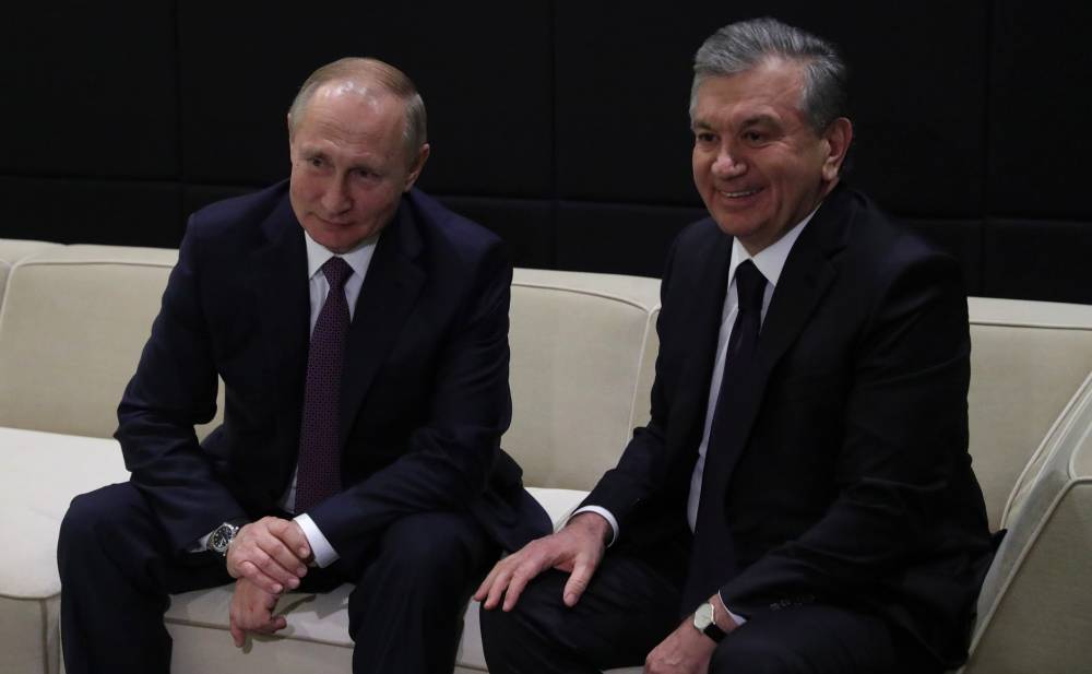 Путин провел встречу с президентом Узбекистана Мирзиеевым