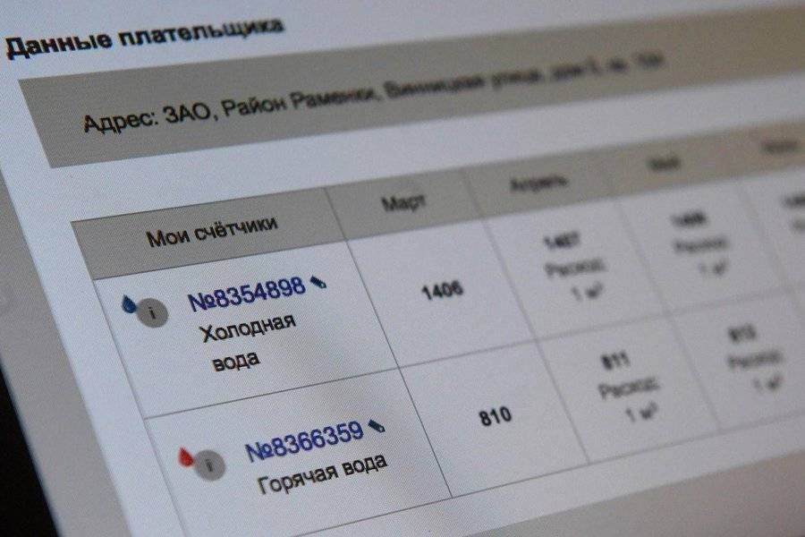 Москвичи предпочитают передавать данные водосчетчиков через онлайн-сервисы