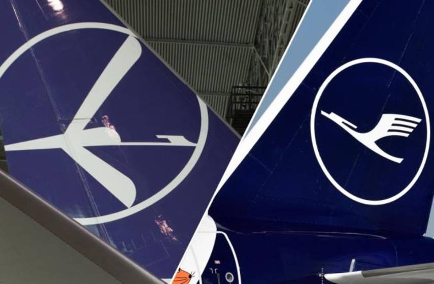 LOT и Lufthansa судятся из-за логотипа с журавлем