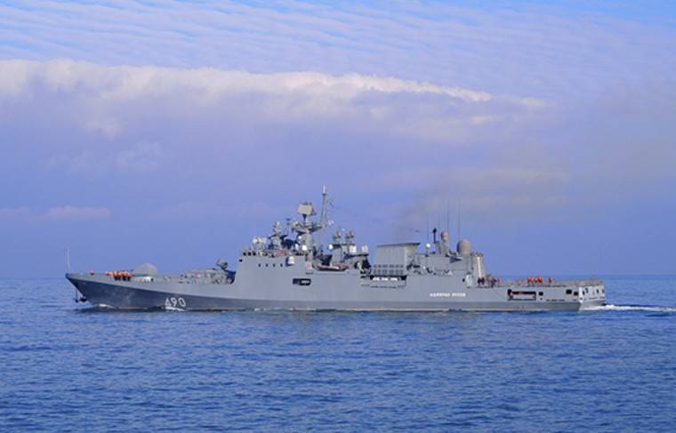 Российский фрегат с крылатыми ракетами отправился в Средиземное море