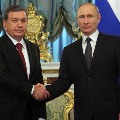 Владимир Путин провел встречу с президентом Узбекистана