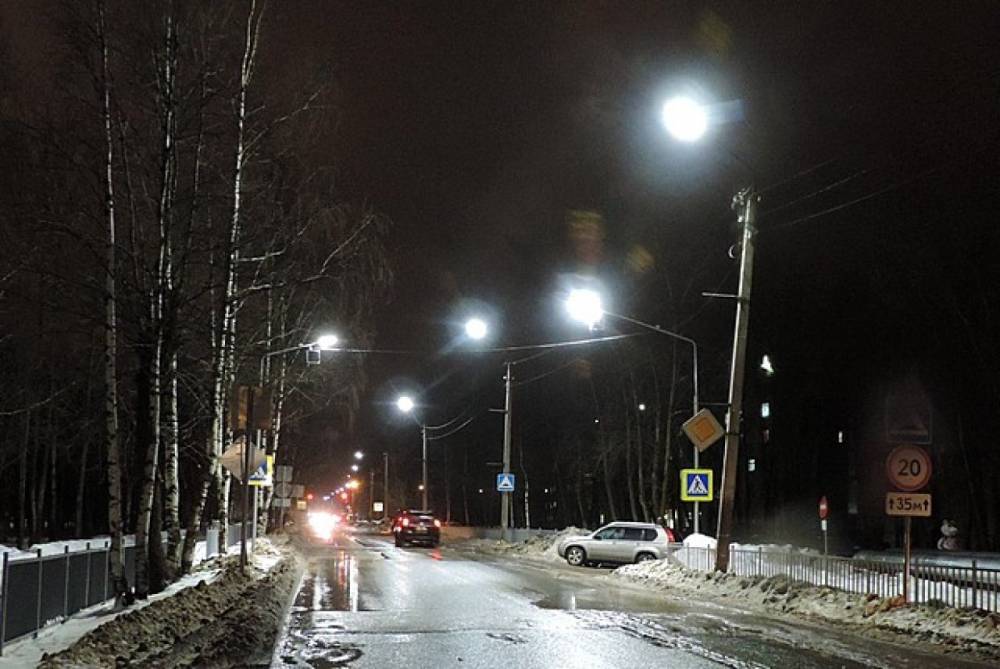 За 2019 год в Сыктывкаре появилась дополнительная подсветка на 20 пешеходных переходах