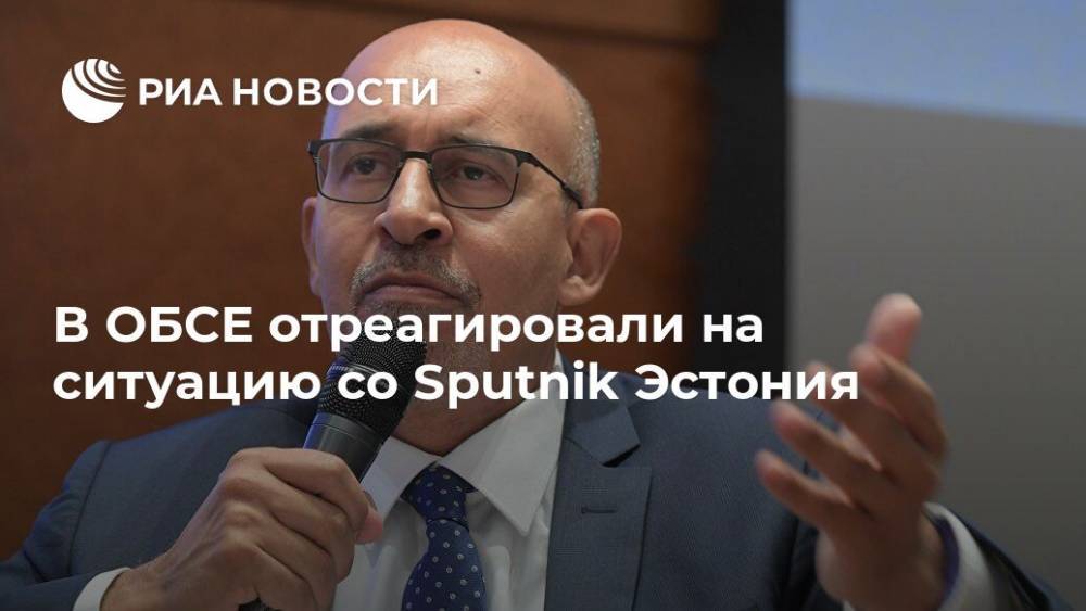 В ОБСЕ отреагировали на ситуацию со Sputnik Эстония