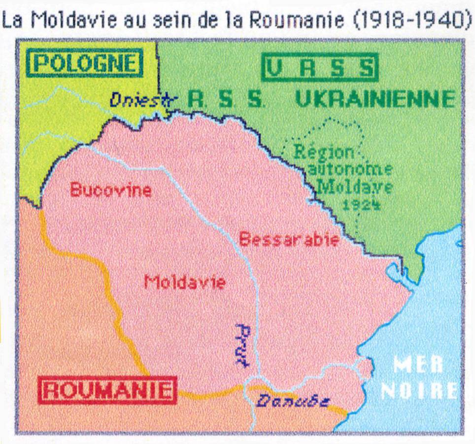 Молдова претендует на часть земель Украины
