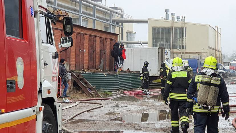 В Уфе произошёл пожар в производственном здании