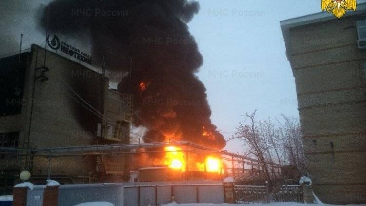 ПДК вредных веществ при пожаре на заводе «Нефтехим» в Уфе не зафиксировали