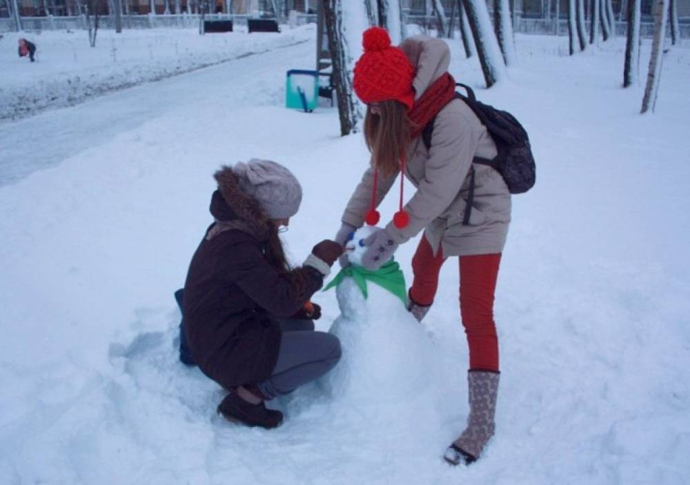 В Северодвинске проведут конкурс «100 снеговиков в парке»