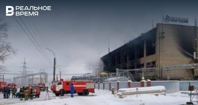 Пожар на нефтехимическом заводе в Уфе ликвидировали