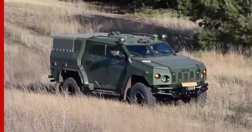 В сети опубликовано видео испытаний нового украинского бронеавтомобиля