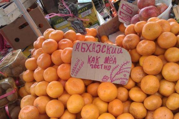Абхазские мандарины советует покупать Россельхознадзор к Новому году