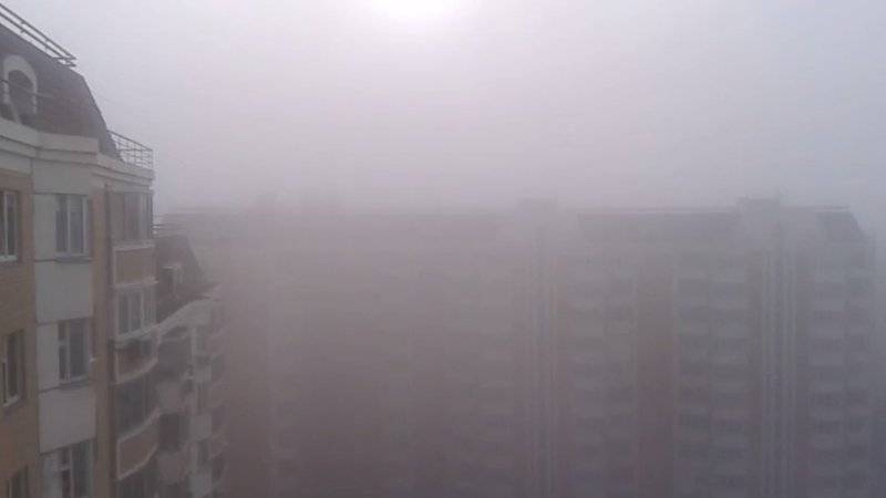 Синоптики объявили желтый уровень опасности из-за тумана в Москве и Подмосковье
